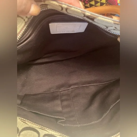 Coach Hampton Signature Carryall Tote - Picture 9 of 13